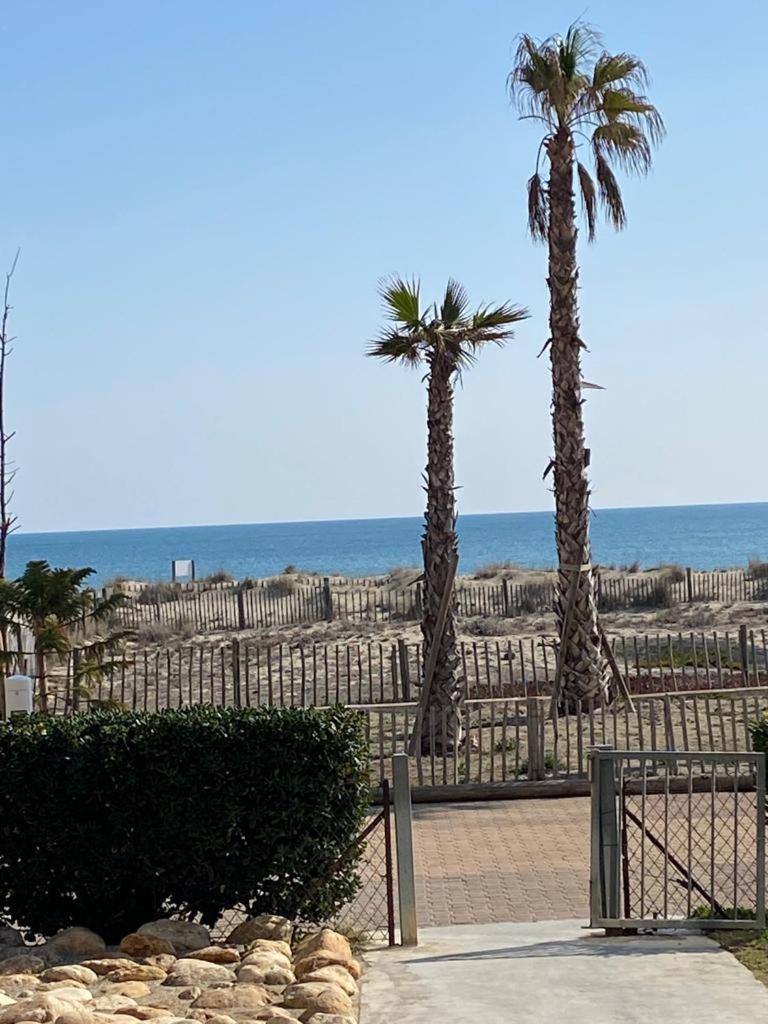 Paradis Bleu Vue Mer, Direct Plage Le Barcarès Exterior foto